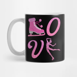 Love Skate Figure Skating Mug